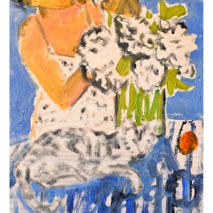 Cat Painting: How Do I Know That She Is Not Playing With Me? by Anne-Louise Ewen 