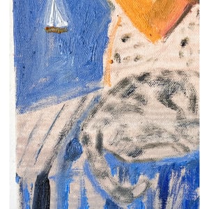 Cat Painting: How Do I Know That She Is Not Playing With Me? by Anne-Louise Ewen 