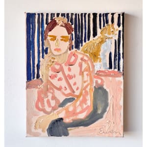 Cat Painting: There Are Beauties That Exceed The Vocabulary by Anne-Louise Ewen 