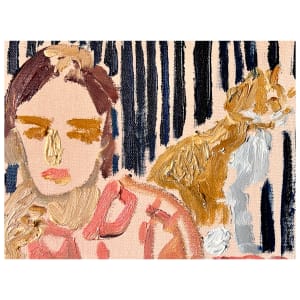 Cat Painting: There Are Beauties That Exceed The Vocabulary by Anne-Louise Ewen 