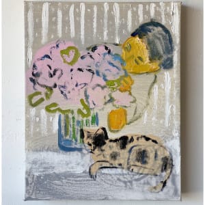 Cat Painting: I like the little they know, which is so much by Anne-Louise Ewen 