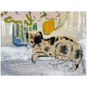 Cat Painting: I like the little they know, which is so much by Anne-Louise Ewen 