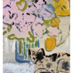 Cat Painting: I like the little they know, which is so much by Anne-Louise Ewen 