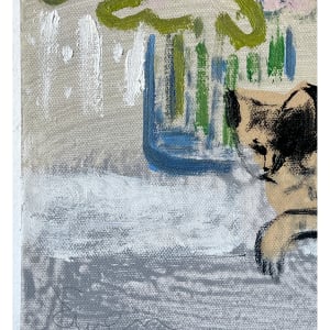 Cat Painting: I like the little they know, which is so much by Anne-Louise Ewen 