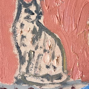 Cat Painting: Amble Out For Love by Anne-Louise Ewen 