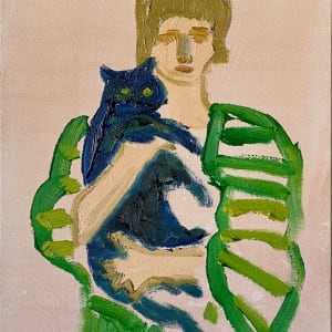 Cat Painting: My Cat, My Resolve to Travel, and My Solitude by Anne-Louise Ewen