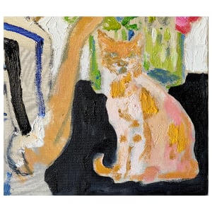 Cat Painting: I Think of Beauty as an Absolute Necessity by Anne-Louise Ewen 