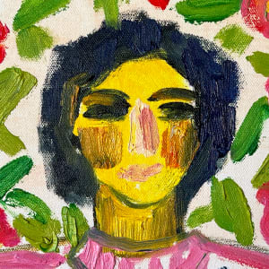 Cat Painting: Get Going on a Little Optimism Around Here by Anne-Louise Ewen 