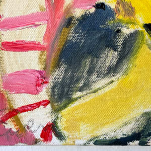 Cat Painting: Get Going on a Little Optimism Around Here by Anne-Louise Ewen 