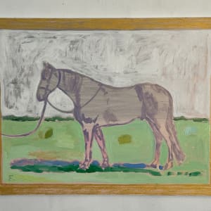 Lavender Horse Facing West by Anne-Louise Ewen 