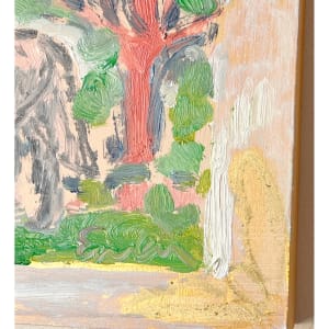 Tiny Horse with White and Gold Frame by Anne-Louise Ewen 