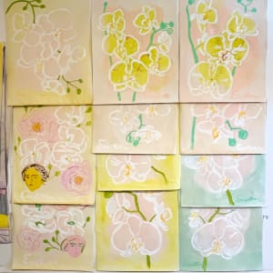 Orchids (No.2) by Anne-Louise Ewen 