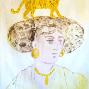 Portrait with Tiger by Anne-Louise Ewen
