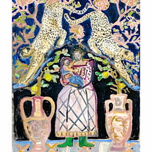 Sophia, Mother & Child with Cheetahs