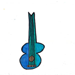 Electric Guitar by Rebecca Hurley