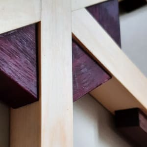 Purple Hearty Flake by Robert E LeBlanc  Image: Purple Heart triangles.