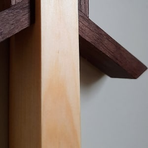 Purple Hearty Flake by Robert E LeBlanc  Image: Walnut wings.