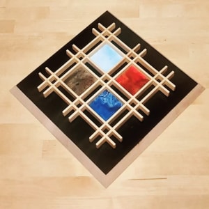 Works in progress/Experimental by Robert E LeBlanc  Image: Elements #1, symbolizing Air, Earth, Fire, and Water