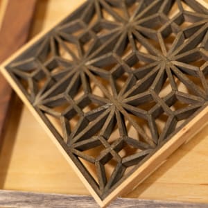 Floating Kumiko Panel by Robert E LeBlanc 