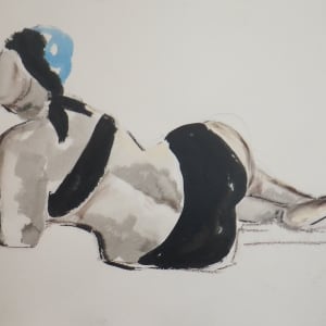 Odalisque au turban bleu by Isabelle Roby