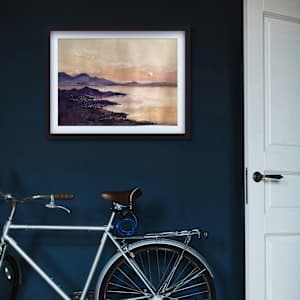 Sunset, island view by Mandy Damirali 