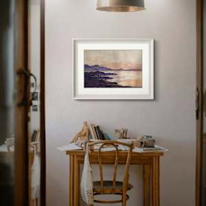 Sunset, island view by Mandy Damirali 