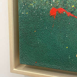 So, it is spring time by Mandy Damirali  Image: Detail photo. Original framed painting. 