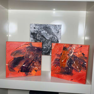 Orange-red, small 1 by Mandy Damirali 