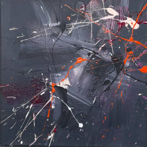 Deep black, small 2 by Mandy Damirali