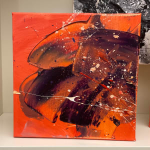 Orange-red, small 1 by Mandy Damirali 