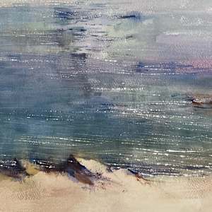 The Silver path of the sea by Mandy Damirali