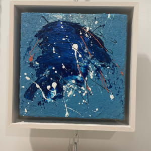 Deep blue splash by Mandy Damirali