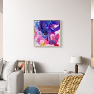 Pink and purple spark by Mandy Damirali 