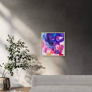 Pink and purple spark by Mandy Damirali 