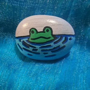 Frog In The Water by Perry Art Productions "Finding The Beauty"              50% off entire site!