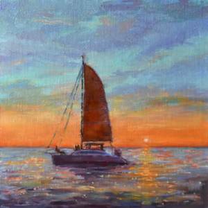 Sunset Venice Florida by Aida Garrity, Image 1.