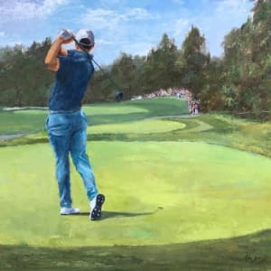 Tee Off at The Memorial Tournament II by Aida Garrity