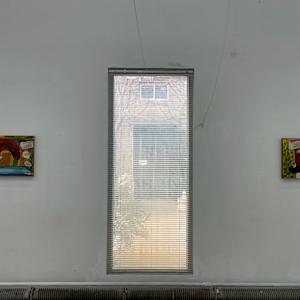 Behind the Black Hole # 1 by Peter Wayne Lewis  Image: Exhibition: Oasis Gallery, "The Last Hoorah," Beijing, China, April 2024 (Solo Show)