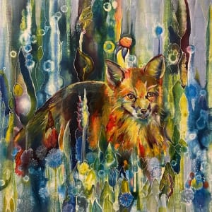 Wildflower Fox by Susan Tousley