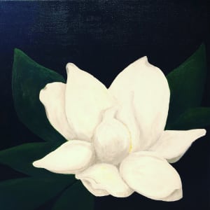 Magnolia Flower by Mariana D Kramer