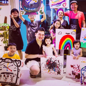 Autobiographic Pictures by Renee Fabbiocchi  Image: In 2019, Singapore - Thanks to my son Davide Damiano Maria and his Magic, I was able to propose my "STELLINA" project to Ken Koh and Gillian's family with their daughter Kit. On February 2, 2019, with the additional Magic of Candlemas, I held a beautiful seminar at Singapore Plaza. I was very proud that many parents wanted me to speak in ITALIAN - with English subtitles - to enjoy the MOTHER TONGUE of ART & Pedagogy. Page 230 of my Autobiography

2019, Singapore - Grazie a mio figlio Davide Damiano Maria ed alla sua Magia, riuscii a proporre il mio progetto "STELLINA" alla famiglia di Ken Koh e Gillian con la figlia Kit. 
Il 2 Febbraio 2019 con l'ulteriore Magia di Candelore, tenni un bellissimo Seminario a Singapore Plaza. Rimasi molto orgogliosa del fatto che molti genitori dei bambini volevano che parlassi in ITALIANO - i sottotitoli erano in inglese - per GODeRE della LINGUA MADRE dell'ARTE & Pedagogia. Pagina 230 Autobiografia
