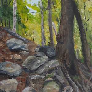 Tree Series 8 # White Mountain Trail Support by Mary O'Malley-Joyce