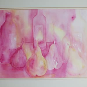 Blush Pears by Sarion Gravelle-Harris  Image: Blush Pears Mounted
