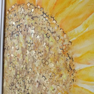 Éclat de Tournesol by Sarion Gravelle-Harris  Image: Éclat de Tournesol - Detail highlighting gold accents