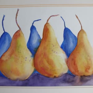 Complementary Pears by Sarion Gravelle-Harris  Image: Complementary Pears Mounted