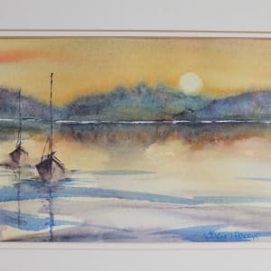 Becalmed  Image: Becalmed - Seascape Mounted
