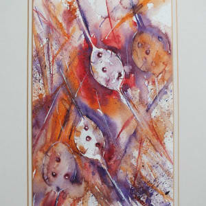 Intense Honesty by Sarion Gravelle-Harris  Image: Intense Honesty -Abstract Flowers Series Mounted