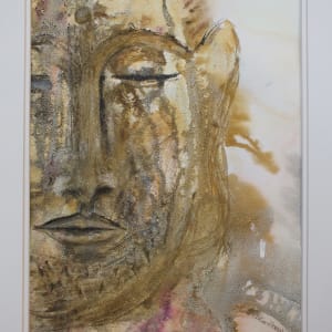 Golden Buddha by Sarion Gravelle-Harris  Image: Golden Buddha - Mounted