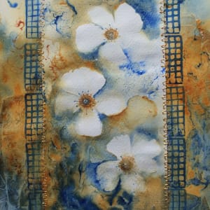 Dog Rose on a Trellis by Sarion Gravelle-Harris