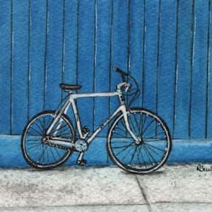 Bicycle Blue by Rosalynd Coulter Semple